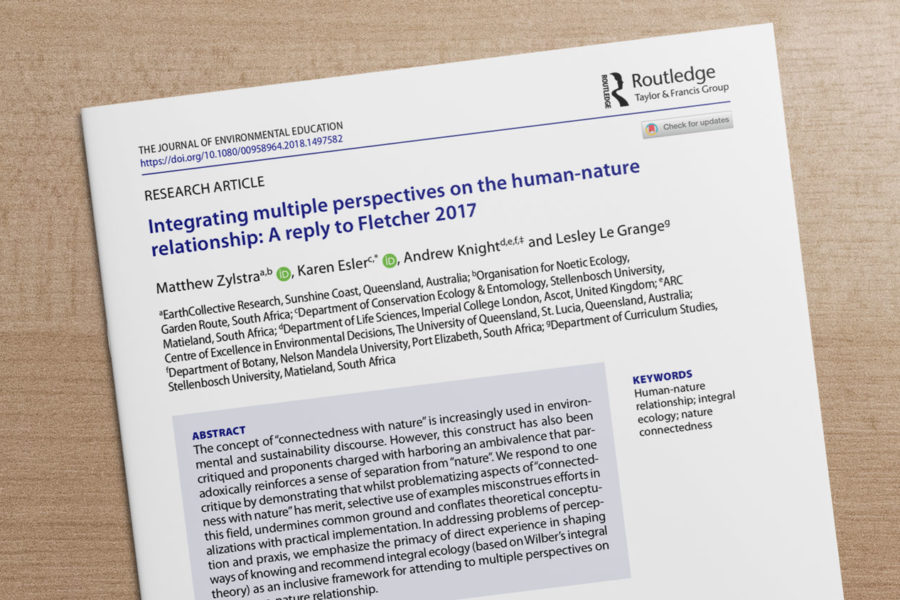 Integrating Perspectives on ‘Human~Nature’
